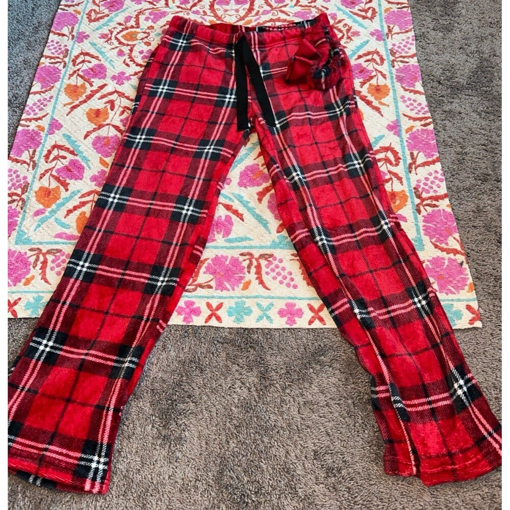 Fleece red pants NWT - Picture 1 of 4
